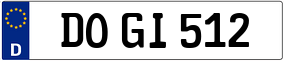 Truck License Plate